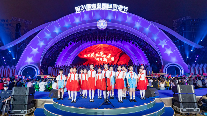 第31屆青島國際啤酒節在金沙灘啤酒城盛大開幕(圖3) 第31屆青島國際啤酒節在金沙灘啤酒城盛大開幕(圖3)